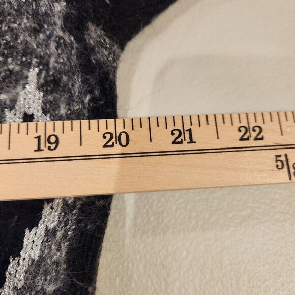 IB Diffusion Vintage Womens Silk Rabbit Angora Knit Geometric Sweater Size Small - Picture 8 of 10